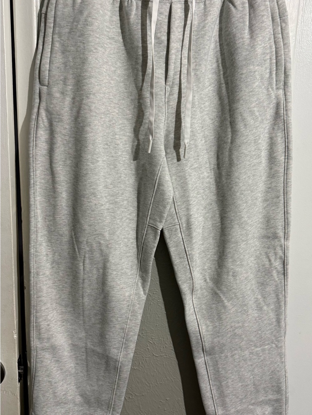 lululemon athletica Heather Gray Cozy Fleece Joggers